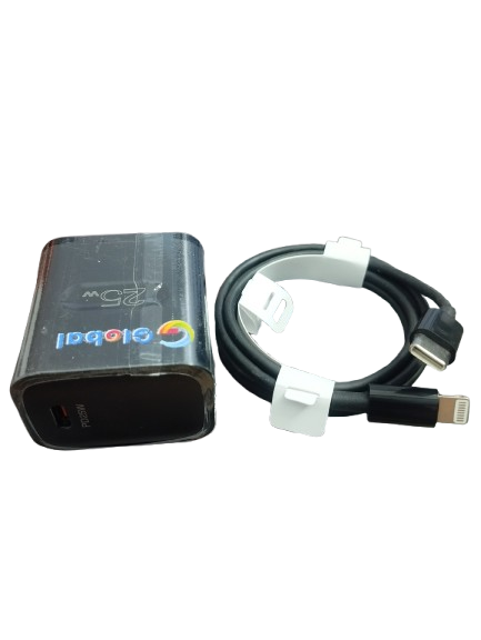 G Global 25W iPhone Fast Charger Adapter With Cable(A)