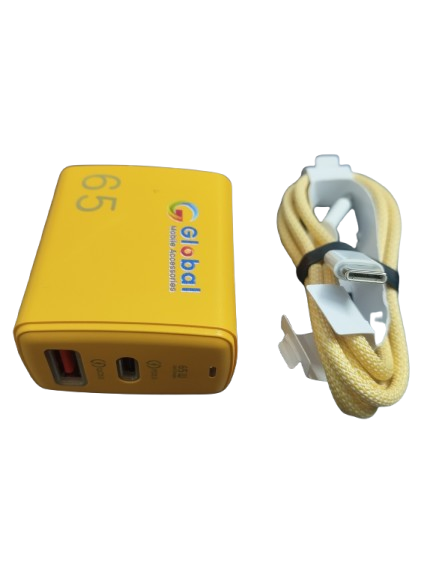 G Global 65W Fast Charger Adapter With Cable(A)