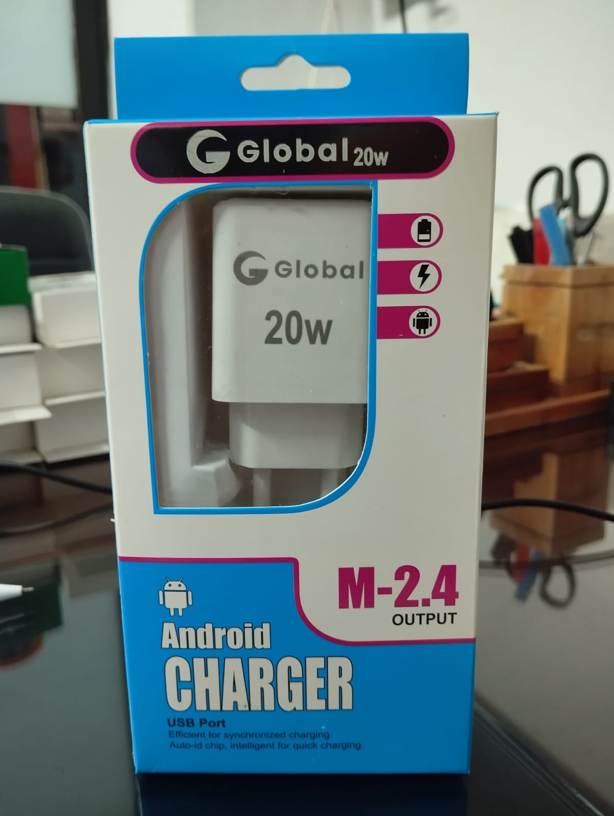 G Global 20W Fast Charger Adapter With Cable(B)