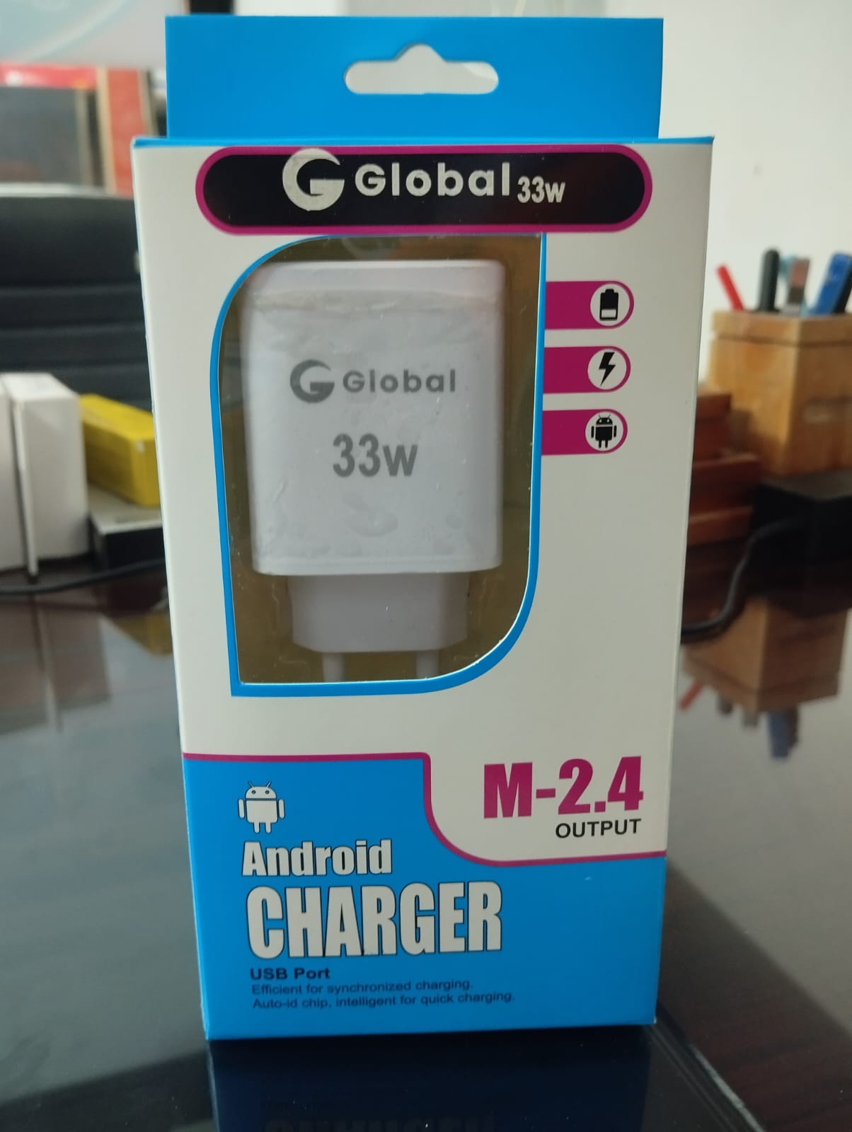G Global 33W Fast Charger Adapter With Cable(B)