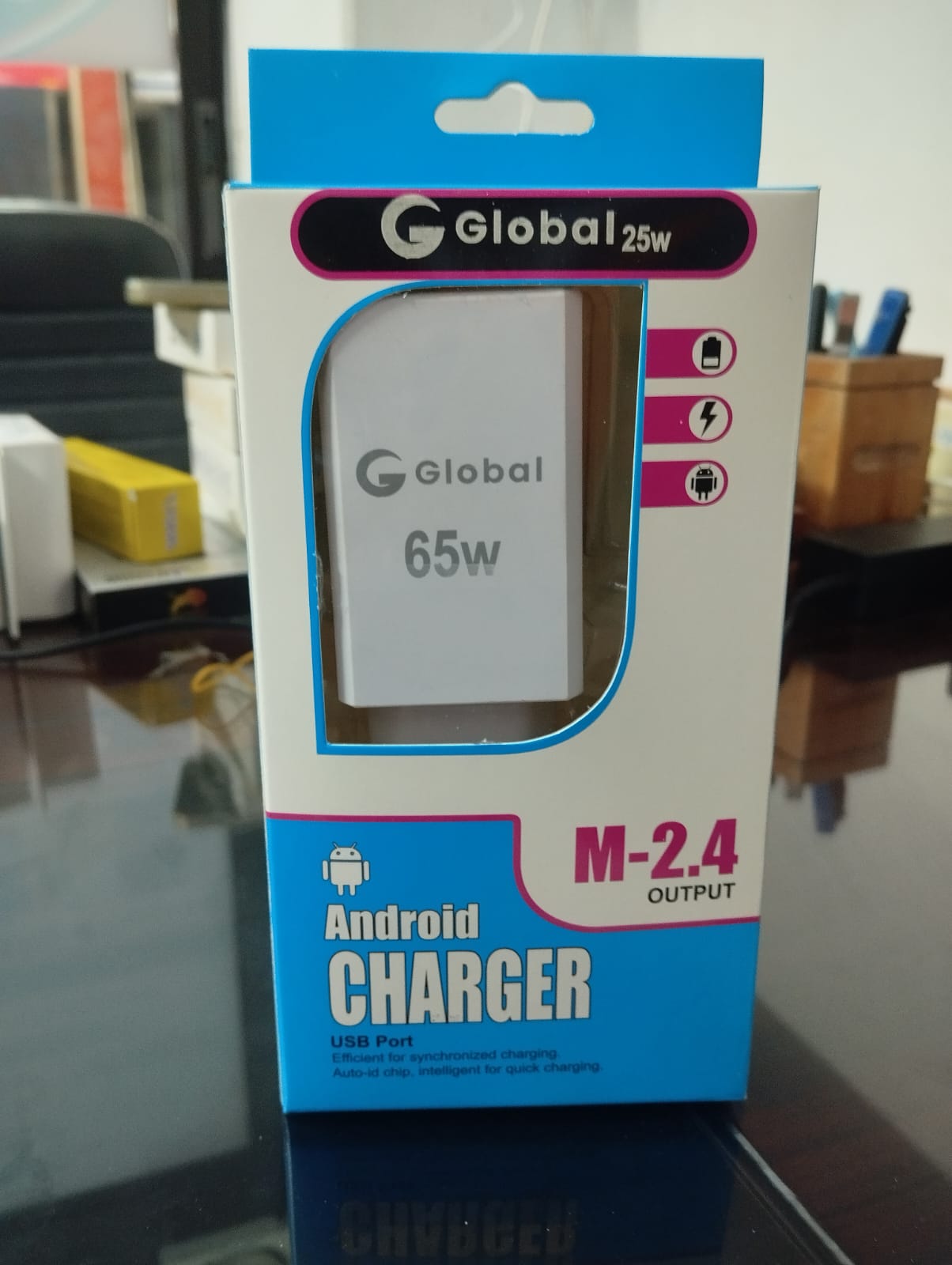 G Global 65W Fast Charger Adapter With Cable(B)